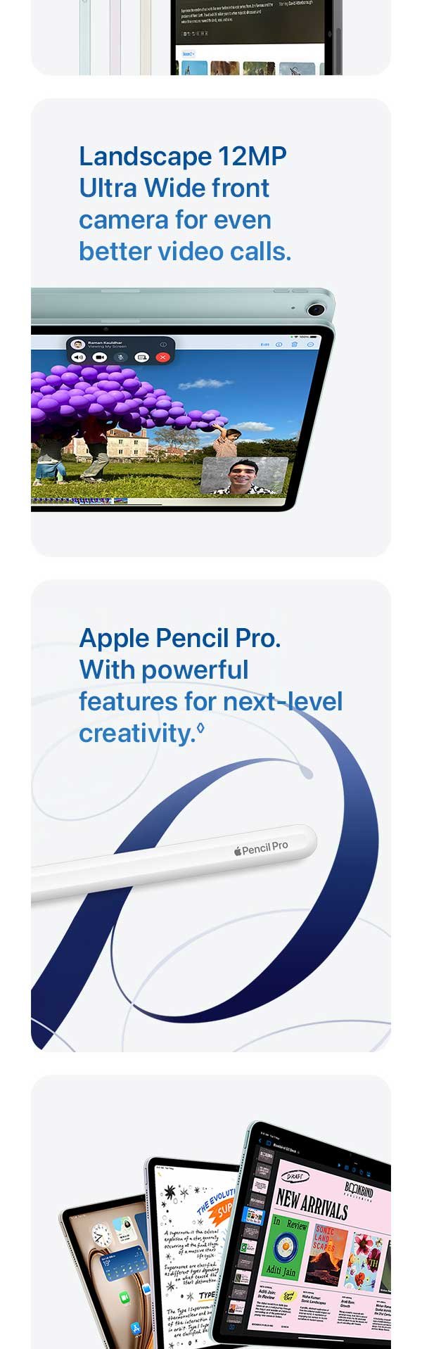 12MP Ultra Wide front camera